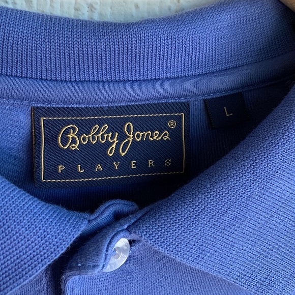 Bobby Jones Players Blue Polo Cotton Shirt sz L - Picture 4 of 7